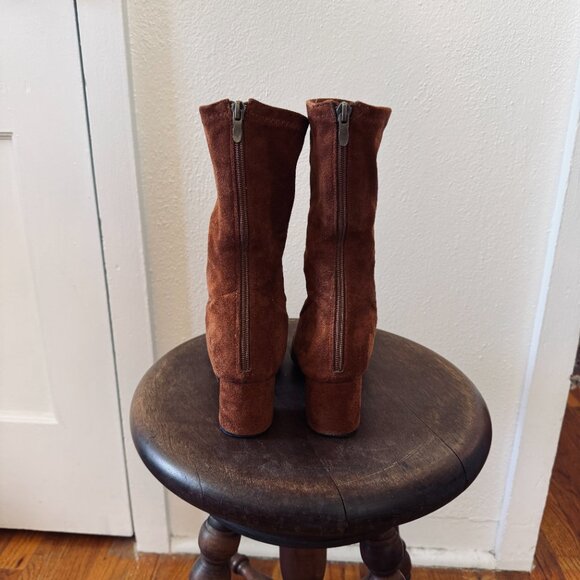 Silent D North Shore Heeled Boot in Whiskey Sz 7 - Picture 4 of 6